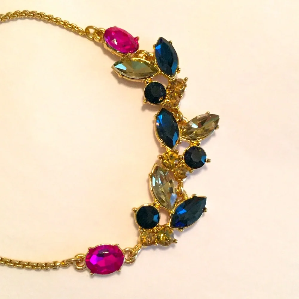 Banana Republic gemstone & gold tone bracelet